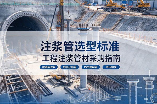秦州注浆管选型标准